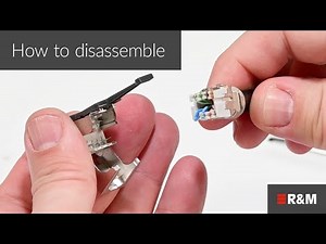 Tutorial: How to Disassemble the FM45 EL Cat.6A?