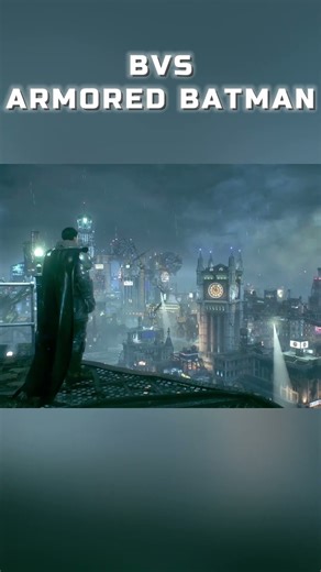 BvS Armored Batman Mod Suit in Knightfall Scene #batmanarkhamknight #batman #batfleck