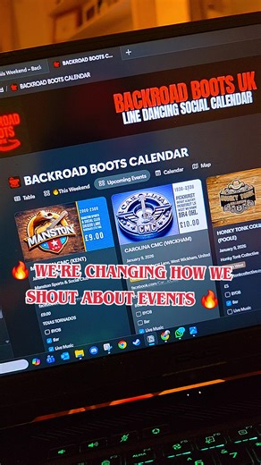 👀 WEEKEND WATCH JUST GOT BIGGER 👀 One thing we’ve heard again and again this year? You LOVE seeing what’s going on socially across the UK every weekend. So we’re levelling it up 👢🔥 We’re building a brand-new Backroad Boots event hub — making it really easy to discover: 💥 What’s on THIS weekend 📆 What’s coming up across the year 🗺️ A calendar interactive map to find events near you… or wherever you’re heading next The pages are still cooking behind the scenes — but the engine’s on and roll