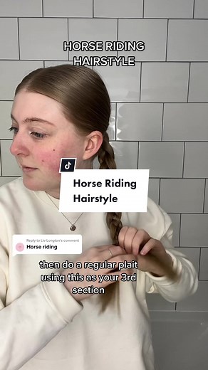 Replying to @Liv Longton horse riding hairstyle | equestrian hairstyle 🤍 #hairstyle #hairtutorial #horseriding #equestrian #horseridinghairstyles #equestrianhairstyle #sporthairstyles