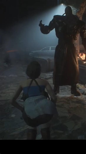 Nem o NEMESIS aguentou! 😂🔥 #Shorts #ResidentEvil #CrisJOGA