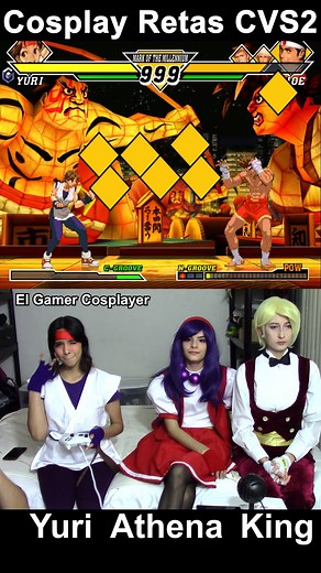 Yuri Sakazaki vs Joe Higashi #CosplayRetas #CVS2EO #ElGamerCosplayer #CapcomVsSNK2EO #CVS2 #KOF #KingOfFighters #TheKingOfFighters #KOFCosplay #KingOfFightersCosplay #CapcomVsSNK #CapcomVsSNK2 #SNKvsCapcom #DreamCast #GameCube #NintendoGameCube #Xbox #PS2 #PlayStation2 #AthenaAsamiya #YuriSakazaki #ArtOfFighting #ChicasKOF #KOFGirls #FatalFury #FatalFury2 Video Completo: Cosplay Retas - Yuri, Athena y King vs Joe Higashi | Capcom vs SNK 2 EO | El Gamer Cosplayer