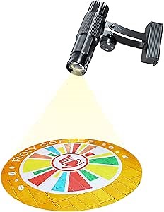 Custom 20/60/110W Logo Projector Lights for Store Business Advertising Projection or Wall Outdoor Waterproof HD LED Wedding Home Theater Kids Adult Bedroom Decor (Black)