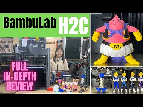 BambuLab H2C Full In-Depth Review: Extensive Tests vs SnapMaker U1, Prusa XL & More