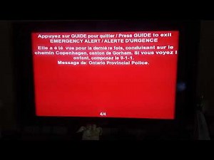 (Real) Alert Ready Amber alert for ontario