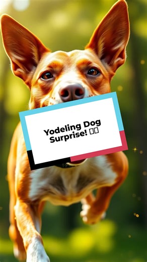 Yodeling Dog Surprise! 🐶✨... #UniquePets #DogFacts