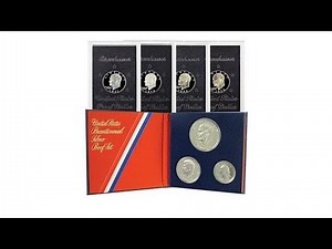 Eisenhower Silver Dollars and Bicentennial Proof Set