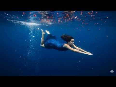 Floating Fruits Ocean ASMR | Slow-Motion Dive Relaxation | Dreamy Underwater Visuals 4K