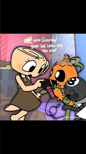 Gourdy Shows Off His New Tail! 🎃🐚 | Dandy's World Comic Dub | #dandysworld #comicdub