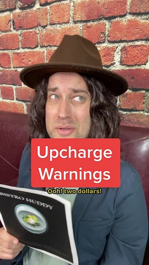Dealing with Upcharge Warnings at Restaurants