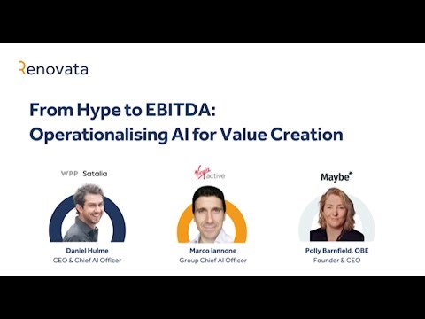 Polly Barnfield OBE, CEO at Maybe* on the Renovata AI Panel