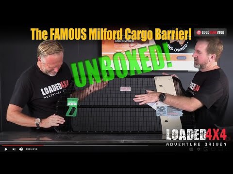 Milford Cargo Barrier unboxed