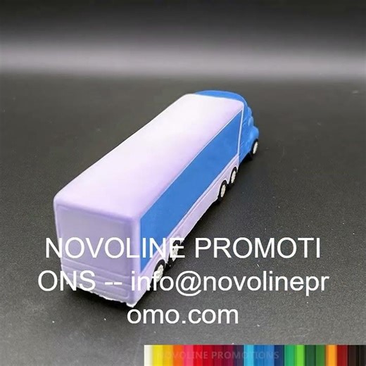 Custom Long Semi Truck Stress Ball for Business Outreach