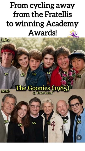 The Goonies Cast: 1985 vs 2026! 🏴‍☠️✨ #TheGoonies #Nostalgia #trending #trendingnow