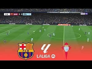 BARCELONA vs CELTA DE VIGO Live | La Liga 2026 | 22 April 2026 | Simulation PES 2021 Gameplay
