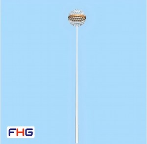 [Hot Item] 18m 24m 28m 36m 40m High Mast Light with LED Lighting Octagonal Steel Pole