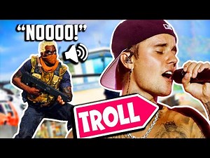 Gamer screams NO when I SING to him! VOICE CHANGER trolling in Call of Duty!