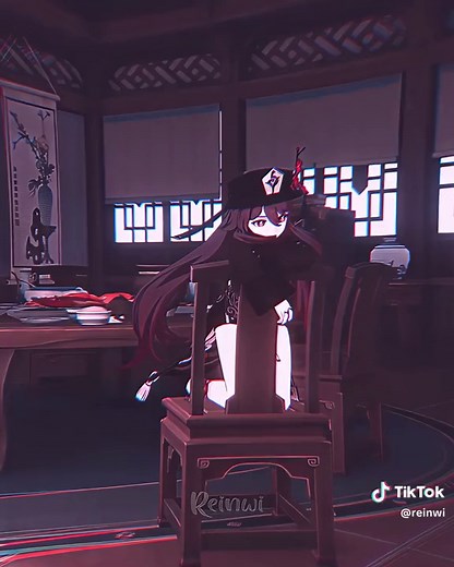 Hu Tao and Zhongli Adorable Moment in Genshin Impact