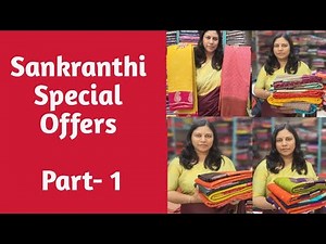 Sankranthi Special Offers at Samiksha Fashions | Wholesale Saree Collections in R R Nagar Bengaluru