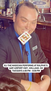 109 reactions · 26 shares | @magicwitheli Eli performs table side magic at the same restaurant where his father, Andrew Martin, performed for years! Tuesdays from 6:00 PM - 8:00 PM @ralphiesnwo 6609 Airport Hwy., Holland, OH | Tony Geftos TV | Facebook