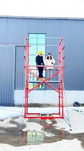 1.5M views · 9.9K reactions | Removable Electric Lifting Scaffolding #Amazing #construction #tools #tips #alshaheentech | Al Shaheen Technical Contracting Company | Facebook