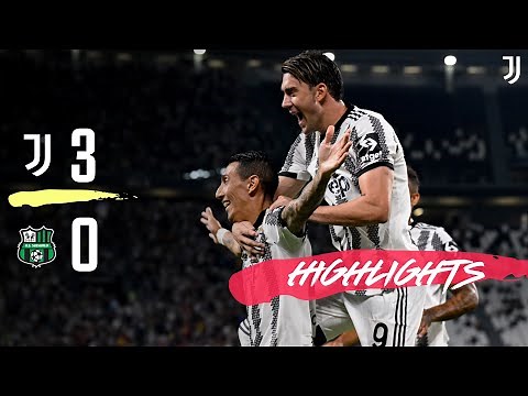 DI MARIA DEBUT GOAL & DUŠAN DOUBLE! | JUVENTUS 3-0 SASSUOLO | SERIE A HIGHLIGHTS