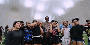 Tennessee Titans surprise Metro Nashville middle school girls with new flag football uniforms
