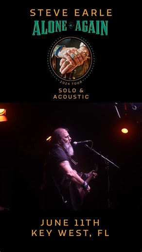 23K views · 113 reactions | Don’t miss music legend Steve Earle at Key West Theater on June 11th!  With hits like "Copperhead Road" and "Guitar Town," this Grammy-winning artist is set to deliver an unforgettable night of music. Tickets + Info: thekeywesttheater.com  | Key West Theater | Facebook