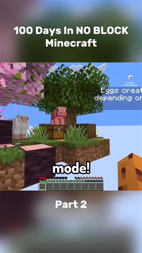 Surviving 100 Days in Minecraft One Block Challenge