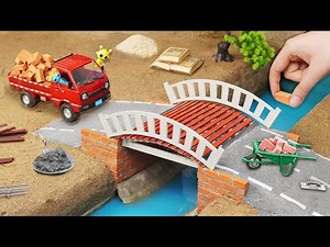 DIY Mini Bridge Making | Creative Science Project Idea | Easy Bridge Model Construction
