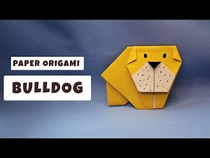 How to Make an Origami Bulldog | Easy Paper Dog Tutorial