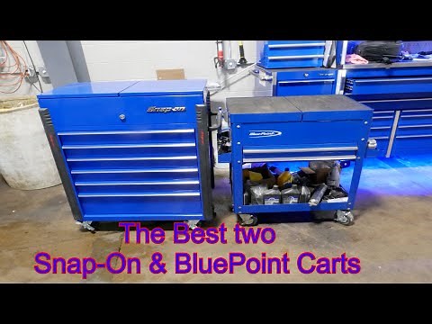 Two of the best Snap-on and Blue Point carts!
