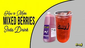 2.3K views · 26 reactions | Mixed Berries Fruit Soda Drink | EASYBRAND | Recipe Guide: 12oz 150ml Soda 1-2 pumps EASY Mixed Berries Syrup Add ice & shake shake shake! Serve. 16oz 200ml Soda 3 pumps EASY Mixed Berries Syrup Add ice & shake shake shake! Serve. 22oz 250ml Soda 4 pumps EASY Mixed Berries Syrup Add ice & shake shake shake! Serve. | EASY BRAND | Facebook
