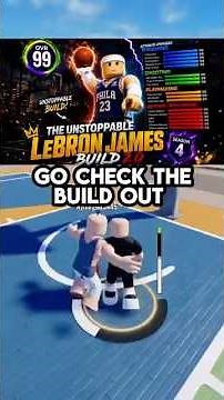 the MOST UNGUARDABLE SF build in Playground basketball #roblox #basketball #playgroundbasketball#fyp