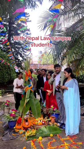 #celebrating chhath festival with law students