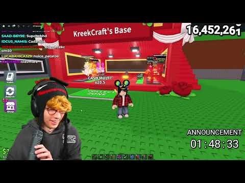 KreekCraft Computer Crashes While Playing Steal a Brainrot