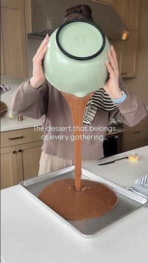 the cake everyone wants 👀 #texas #sheetcake #cake #chocolate