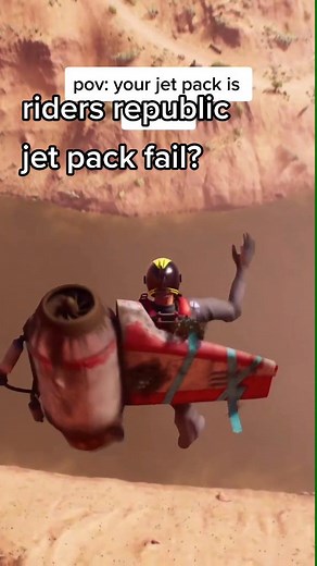 Epic Gaming Fail: Jet Pack Mishap in Riders Republic