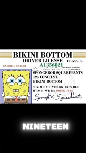 SpongeBob is Actually 38?! 😳 #shorts