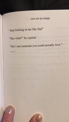 SAVE ME AN ORANGE: A Poignant Poem Experience