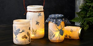 Prepare for Spooky Season With These DIY Creepy-Crawly Lanterns