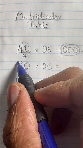 Here is an easier way to multiply numbers with with 25!! 😏 #math #multiplication