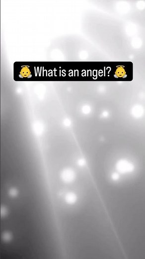 👼 What is an angel?