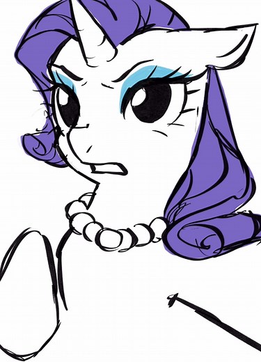 My Little Pony Animation with Rarity as Human