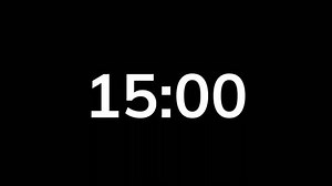 15 Second Countdown Timer Animation On Stock Footage Video (100% Royalty-free) 3432515309 | Shutterstock