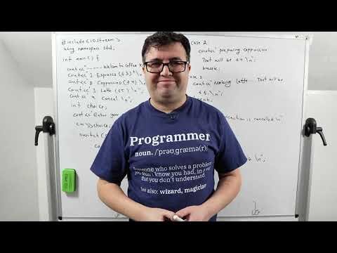 C++ Lecture 33: Coffee Kiosk Program in C++ | switch Statement | C++ Mini Project