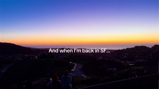 Stunning Sunset Views from Twin Peaks in San Francisco