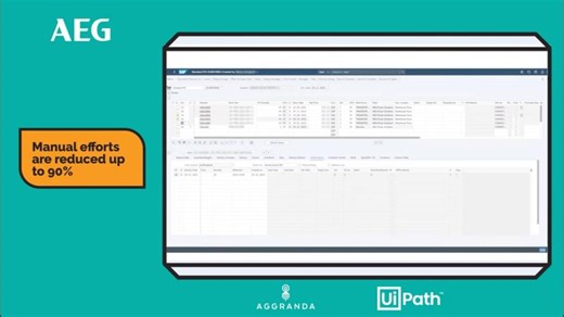 AEG Power Solutions Digital Transformation with Aggranda UiPath - 2 | Aggranda
