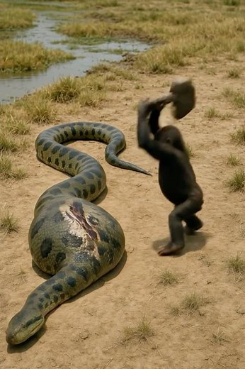 smart gorillas using tools