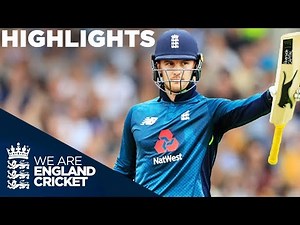 Roy Hits Ton In England’s 2nd Highest Run Chase | England v Australia 4th ODI 2018 - Highlights
